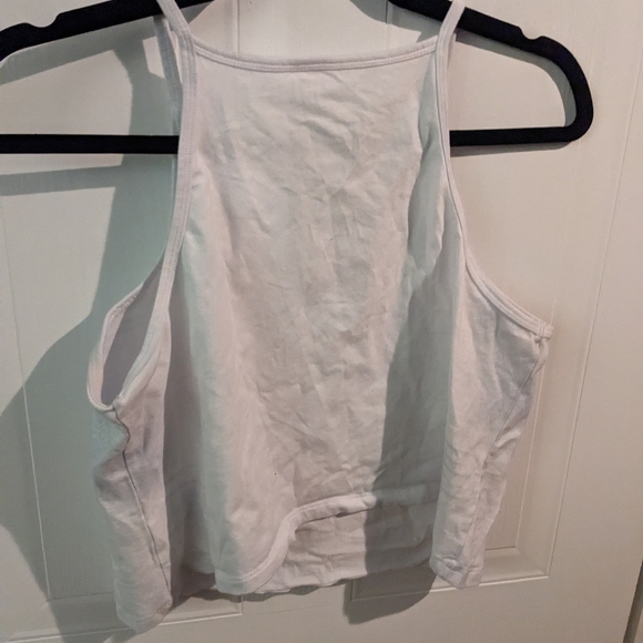 Torrid White Boxy Crop Tank Top - Picture 3 of 3